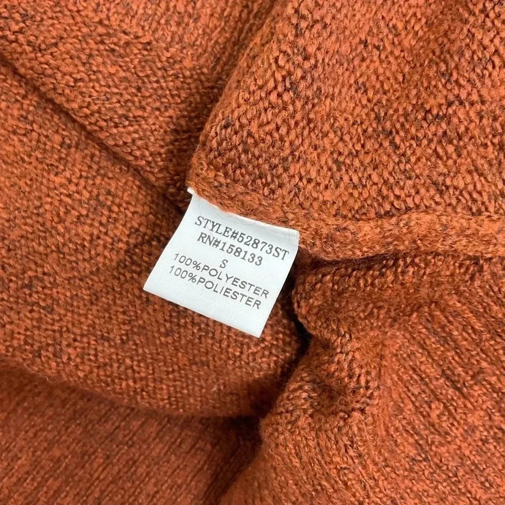 Pink Clover Animal Print Colorblock Crewneck Sweater Size Small - Picture 6 of 8